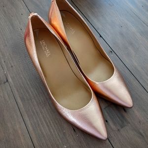 Rose Gold Michael Kors Heels